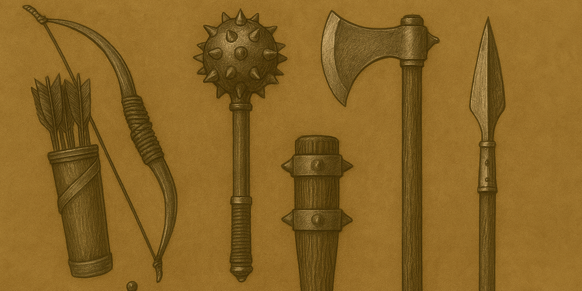 Średniowieczne uzbrojenie: przewodnik po broniach i zbrojach